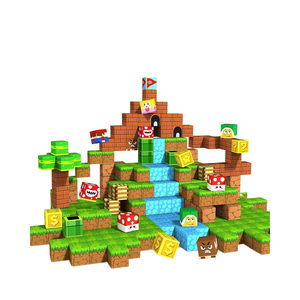 Bloques Magnéticos de Plástico, Juego de 48 Piezas, Cubos Magnéticos Grandes y Creativos para Niños, Juguetes Sensoriales Educativos, Regalo de Cumpleaños y Pascua - Product Image 1