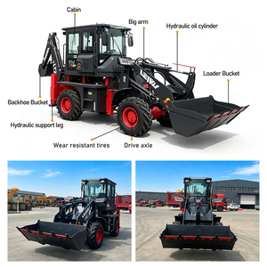 Nueva Cucharón Multifuncional para Retroexcavadora con Tracción 4x4 Articulada para Construcción y Vertederos Sanitarios - Product Image 2
