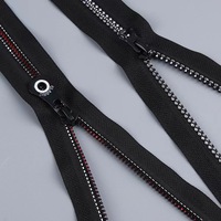 Fermetures éclair en résine écologiques à extrémités ouvertes LYH, vente en gros d'usine, avec dents personnalisées pour vêtements, sacs et chaussures imperméables