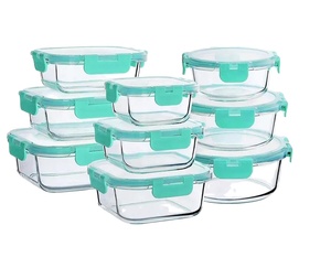 Glass Food Storage Containers with Lids BPA Free
