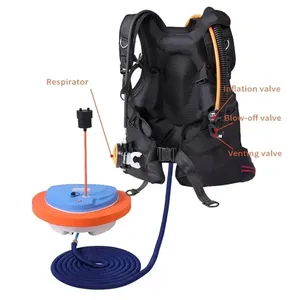 Système de ventilation pour plongée sous-marine GOYOJO avec support de masque, pompe à air flottante de 12 m, équipement de respiration pour la plongée en apnée - Product Image 5