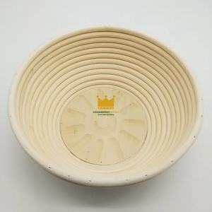 Panier de levage ovale en rotin tressé à la main, écologique, compatible lave-vaisselle, avec couvercle en coton et lin pour la pâte à pain artisanale au levain - Product Image 3