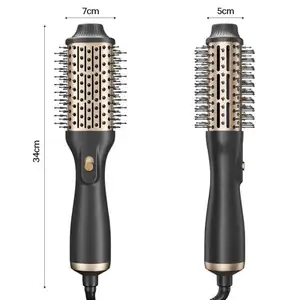 Professional 1200W High/low/cooling Cheap Hair Styling Brush Electric Straightening Comb For Various hair types