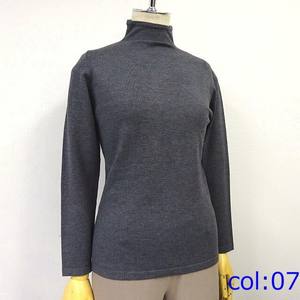 Pull tricoté extensible, doux et confortable, de plusieurs couleurs pour femmes à vendre - Product Image 3