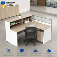 Postes de travail compartimentés Senbida en bois : designs personnalisables et livraison d'échantillons gratuite