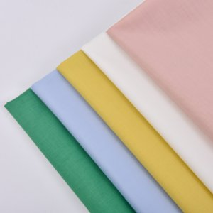 Tela Popelina Ligera Tejida Mercerizada 100% Algodón Peinado Orgánico Ecológico con Sensación de Hielo, 40s, de Moda, para Manualidades y Tapicería - Product Image 1