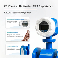 Medidor de Flujo de Agua Sanitaria Estándar FDA DN400 para Bebidas, Grado Alimenticio, Leche, Protocolo HART