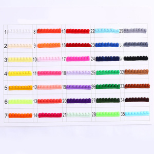 Supporto OEM ODM, Passamaneria Mini Pompon Colorata di Buona Qualità per Decorazione di Vestiti, Borse e Scarpe - Product Image 4