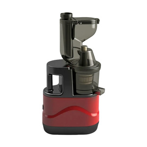 Extractor de Jugos con Separación de Residuos, Sin Filtración, Barra de Tornillo Vertical, Motor DC, Carcasa de Plástico Roja, Enchufe Eléctrico de 220V - Product Image 5