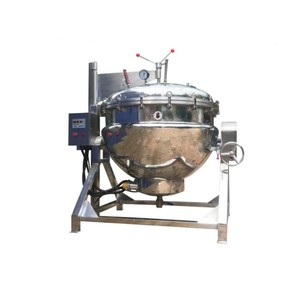 Casserole à lait industrielle à gaz, grande taille, autocuiseur pour 200, 300, 500, 700 litres - Product Image 4