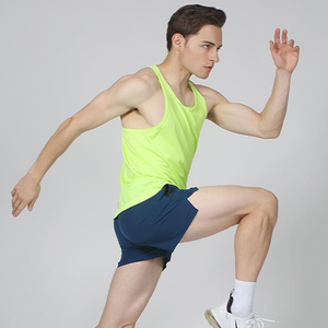 Gilet de musculation personnalisé avec logo, compression en polyester pour l'entraînement des hommes - Product Image 2