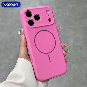 <span class=keywords><strong>Funda</strong></span> Magnética <span class=keywords><strong>de</strong></span> <span class=keywords><strong>Silicona</strong></span> VAWI V-S08, Color Sólido, Textura Agradable al Tacto, <span class=keywords><strong>para</strong></span> <span class=keywords><strong>iPhone</strong></span> <span class=keywords><strong>13</strong></span> 14 15 16 17 Pro Max - Product Image 1