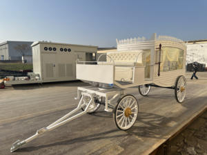 Fabricant de cercueils antiques / Cercueil vintage Voiture funéraire électrique - Product Image 3