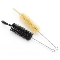 Brosse pour tubes tests de laboratoire, à poils personnalisés, 5 pièces, pour nettoyer les tuyaux et les pailles de bouteilles