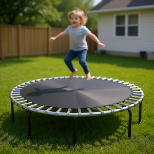 D0100HRSJG6 Reemplazo de tapete para trampolín de 12 pies, 72 anillas en V, redondo, de polipropileno duradero, para uso en exteriores y en el hogar - Product Image 2