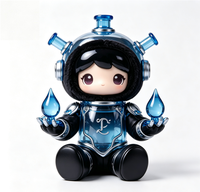 Figurine OEM personnalisée style technologique Zodiaque Verseau en PVC et ABS avec peluche douce et moelleuse, boîte mystère de collection, jouet artistique