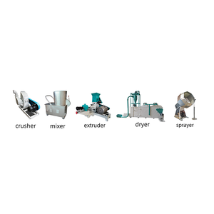 Ligne de production complète d'extrudeuse de granulés humides pour la fabrication d'aliments pour animaux de compagnie, chiens, poissons, lapins, crevettes - Product Image 1