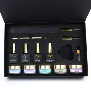 Precio DE PROMOCIÓN DE FÁBRICA DE China Sin cambio de color Alta calidad Nails Art <span class=keywords><strong>Dipping</strong></span> Powder Nail DIP Powder Starter <span class=keywords><strong>Kit</strong></span> - Product Image 5