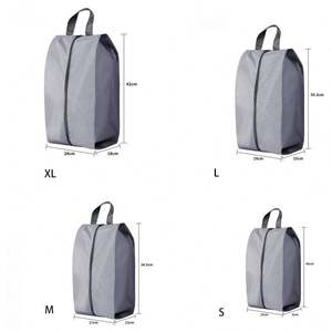 Wholesale Custom Logo Travel <b>Shoes</b> Bag Organizer Recycled Polyester <b>Waterproof</b> <b>Shoe</b> Storage Bag With Zipper <b>Shoe</b> Organizer Bag - Product Image 4