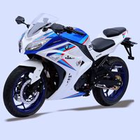 Motocicleta de Carreras de Alta Potencia de 400 cc y Dos Cilindros, Moto Deportiva Resistente Fabricada en China con una Velocidad Máxima de 180 km/h para Entusiastas