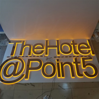 Logotipo retroiluminado personalizado Led Sign Light 3D Letras iluminadas Signo para decoración interior al aire libre