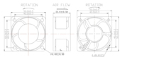 Ventilateur axial silencieux 5V DC 50x50x25mm 5025 17.51CFM à roulement à manchon, ventilateur de refroidissement à moteur sans balais 2 fils pour équipement audio de projection