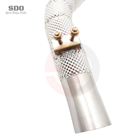 Tubo de Escape SDO SS304 para Maserati Levante Ghibli Quattroporte SQ4 3.0T 2014-2020, Kit de Tubo de Escape de Alto Rendimiento con Protección Térmica