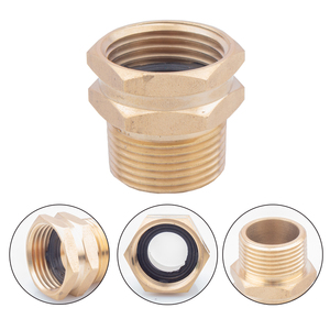 Connecteurs raccords de tuyauterie connecteur rapide d'eau raccords de tuyau d'arrosage en laiton Copthread Adapterction GTH NPT chine mâle 3/4 pouces - Product Image 5