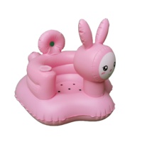 Sièges Bébé Portables pour Apprendre à S'asseoir, Chaise de Plage Gonflable d'Été pour Tout-Petits, Siège de Sol Évolutif pour Bébés de 3, 6, 9, 12 Mois