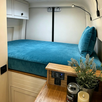 Matelas de luxe sur mesure pour camping-car, caravane et motorhome - Coussin de lit en mousse à mémoire de forme léger de remplacement