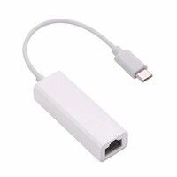 Cantell OEM/ODM - Cable Adaptador LAN Gigabit Ethernet USB-C a RJ45 de 10/100 Mbps, Cableado Externo