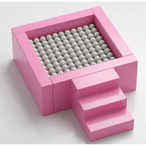 Juguete de Plástico Rosa en Forma de Barco para Niños, para Zona de Juegos Interior, Capacidad de 100-500 kg, 5-10 Pasajeros - Product Image 5