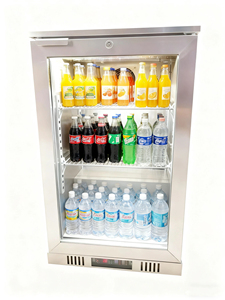 Réfrigérateur à bar encastrable NE-100CS 108L en acier inoxydable pour extérieur, gaz R600a, usage domestique et commercial, avec porte vitrée - Product Image 6