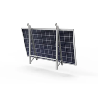 Qinkai Qk Réglable Panneau Solaire Inclinaison Supports De Montage En Aluminium Anodisé Cadre PV Panneau Stand Rayonnage Structure 60 m/s Vent