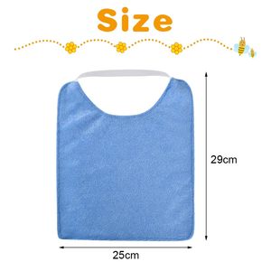 Sécurité de qualité certifiée imperméable à l'eau sangle élastique réglable bouton bébé Bandana bavoirs baveux coton éponge écologique - Product Image 2