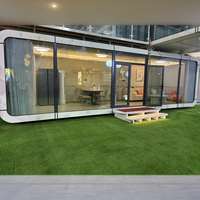 Expédition personnalisée en usine Salon extérieur moderne mobile préfabriqué et bureau de travail Apple Pod Hangfa Apple Cabin House