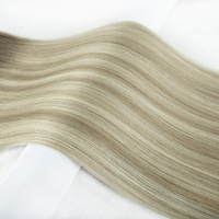 # Extensions de cheveux humains 5atp9a-60 Double Drawn, 100% Remy vierges européennes, couleur blonde, en trame
