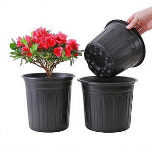 DaringFish - Macetas Negras de un Galón para Flores, Diseño Moderno y Sencillo, Venta al por Mayor - Product Image 1
