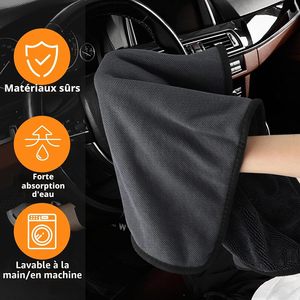 Toalla de Microfibra Super Absorbente, Ecológica, Sin Pelusas, Reutilizable para Uso Doméstico, Paño de Limpieza para Lavado de Autos - Product Image 3