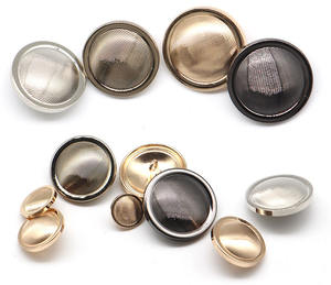 High Quality Women's Coat Sew round Fancy Metal <b>Button</b> 10mm-25mm Novelty Style Made of Zinc Alloy Shank <b>Button</b> - Product Image 2