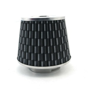Filtro de Aire de Alto Flujo de 77 mm, Cabeza de Hongo de Aleación de Aluminio Azul para Mejora y Modificación de Automóviles - Product Image 3
