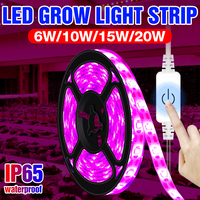 Lampu LED LED LED Spektrum Penuh Dapat Diatur Sentuh untuk Bibit Tanaman Bunga Rumah Kaca Sayuran Hidroponik Sukulen
