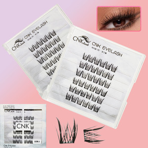 Aoshiman – Faux cils PBT <span class=keywords><strong>sans</strong></span> colle, <span class=keywords><strong>sans</strong></span> colleurs, avec bande en <span class=keywords><strong>coton</strong></span> <span class=keywords><strong>plastique</strong></span>, lot de 6, pour des yeux plus grands et un regard éclatant et attrayant - Product Image 5