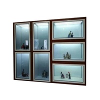 Écran LCD transparent à prix d'usine, boîte d'affichage publicitaire, événement intérieur, grand écran LCD transparent 3D de 86 pouces, écran tactile