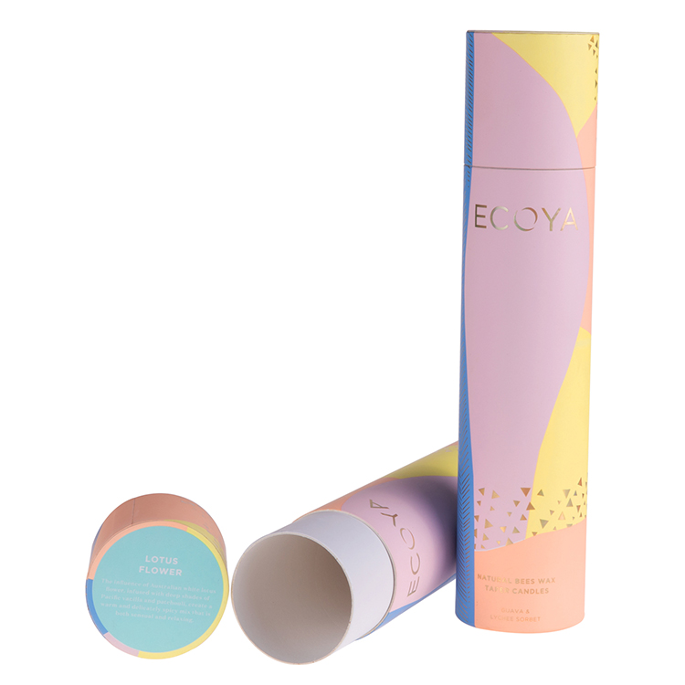 ODM Biodegradable Cardboard Tubes Satin Inserted Push Up CMYK Color