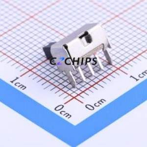 SK-12D02-VG5 Slide Switch Through hole Component (THT) Switch Single Pole Double Throw Rectangle Pin Header PC Pin 9.5mm - Product Image 2