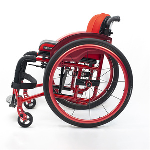 Le fauteuil roulant sportif pliable peut être conçu et ajusté individuellement en fonction de la condition physique et des exigences de l'utilisateur - Product Image 5