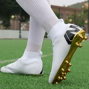 2022 scarpe da calcio nuove scarpe da allenamento sportive da competizione per uomini, donne, bambini e studenti adolescenti in erba sintetica