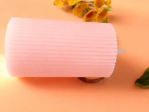 Bất Sáp Màu Hồng Nhấp Nháy Hình Trụ Pin <span class=keywords><strong>Powered</strong></span> Ánh Sáng Phát Ra Diode Flameless LED Nến Điện Tử Cho Ngày Valentine - Product Image 3