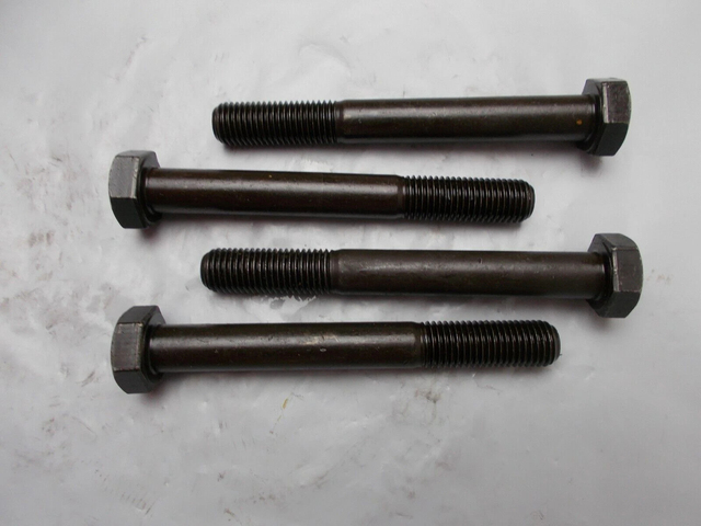 High Quality, High Strength Direct Sales Hex Head Bolt M12 12mm X 1.5 X 100mm Long 10.9 Steel  M12-1.5x100 by the Manufacturer